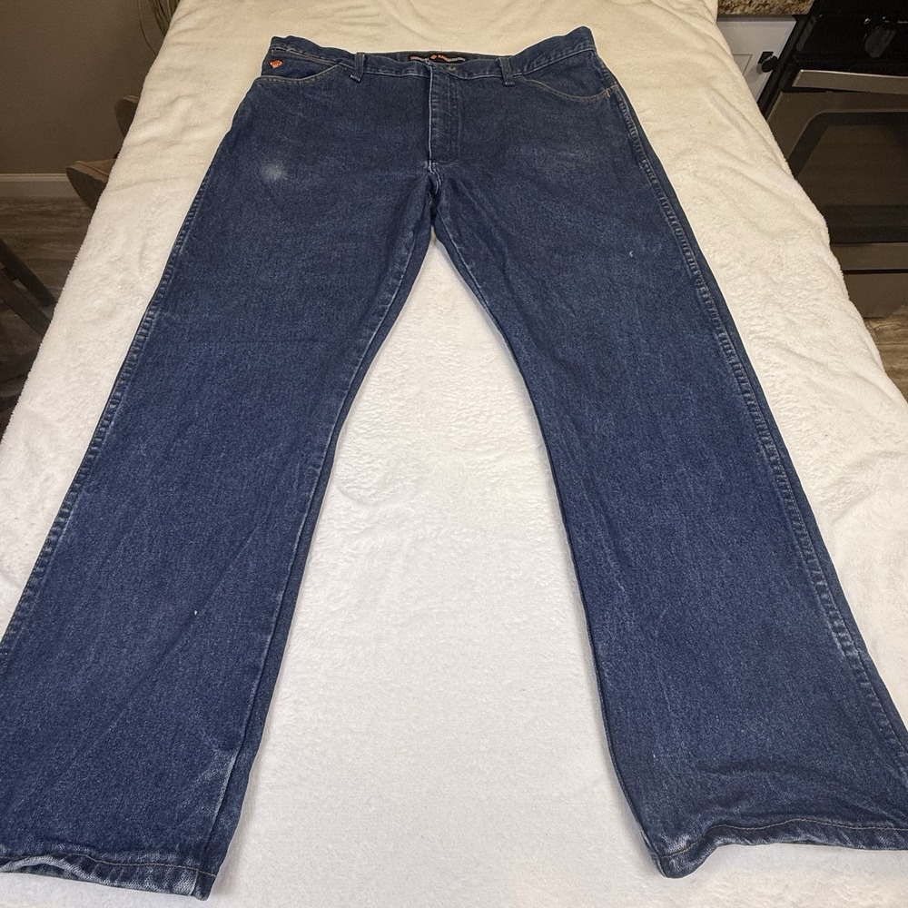 Wrangler FR13MWZ Men’s 40x30 Flame Resistant HRC2 Original Fit Work Jeans
